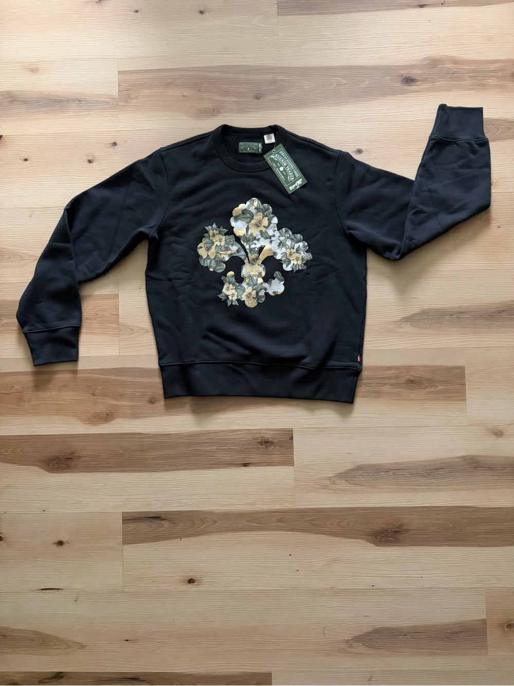 Denim Tears x Levi’s Cotton Fleur De-Lis Crewneck